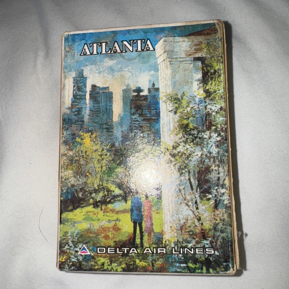 Vintage Atlanta Delta Airlines Deck Of Playing Cards